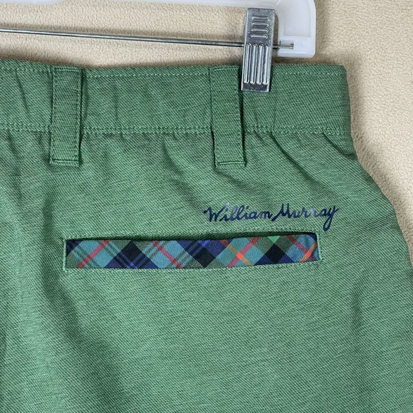 William Murray Shorts Mens 30 Green Golfing Performance Preppy Casual Adult - Picture 8 of 10